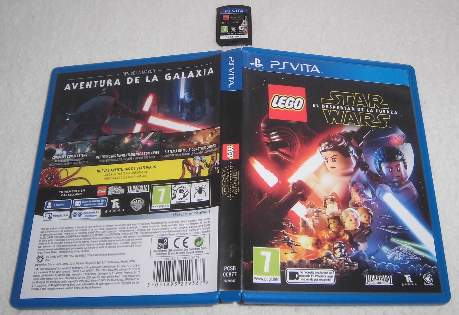 Playstation PS Vita Lego Star Wars Le Réveil de la Force [ESP FR] Boîte JRF