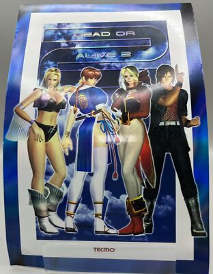 Dead or Alive 2 Retail Store Promo (TECMO, 2000) Mini Poster | eBay