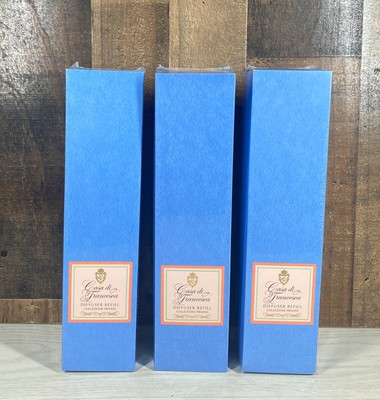Casa di Francesca Diffuser Refill 10.1 oz.  LEMON TREE New In Box - LOT OF 3