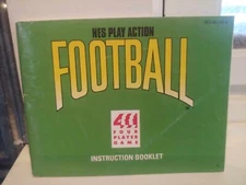 1990 NES Play Action FOOTBALL Nintendo Game Original Instruction Manual Booklet