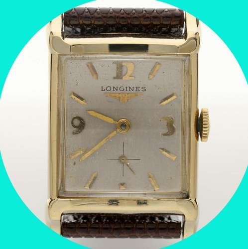 Vintage estate Longines 14K yellow gold 