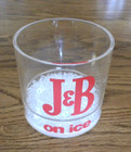 Two J&B Scotch Vintage On Ice Acrylic Drinking Glass w/Faux Ice Crystals USA — photo 3
