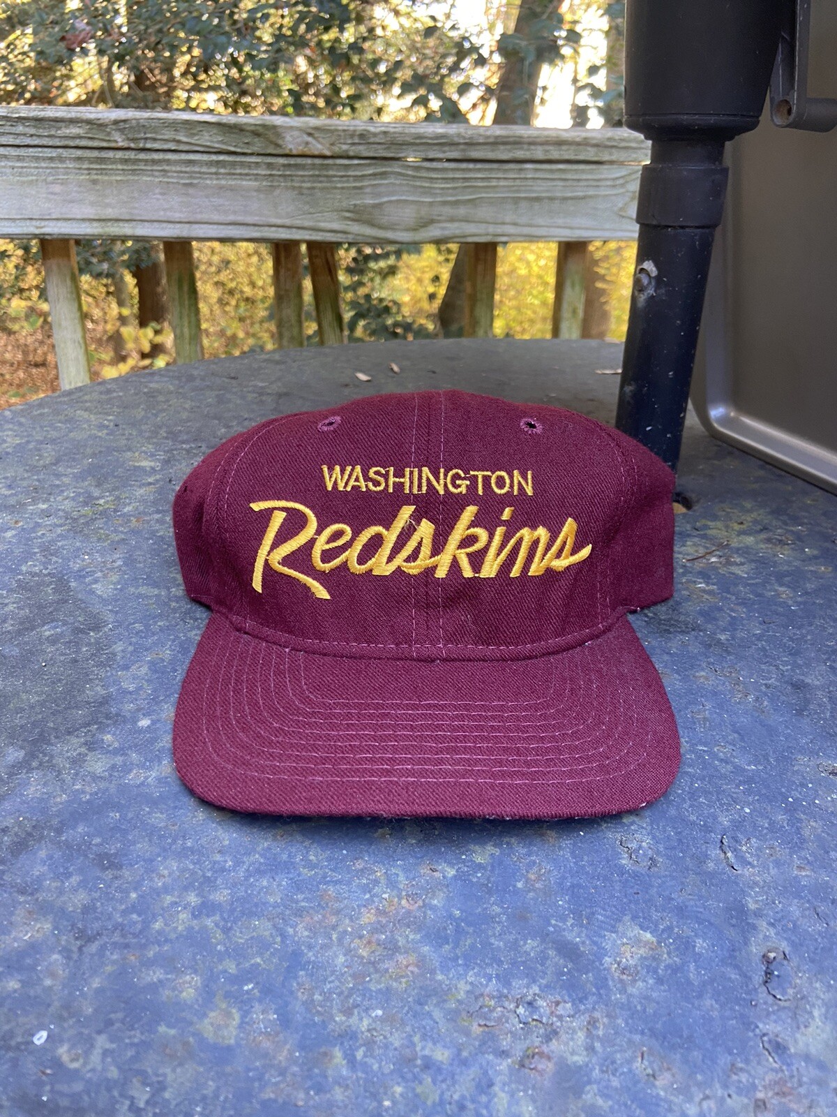 Vintage 90s Wool Washington Redskins Single Script Sports Specialties Hat