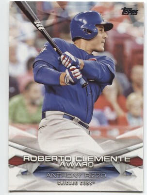 2018 Topps Series 1 ANTHONY RIZZO  MLB AWARDS - CHICAGO CUBS - #MLBA-5