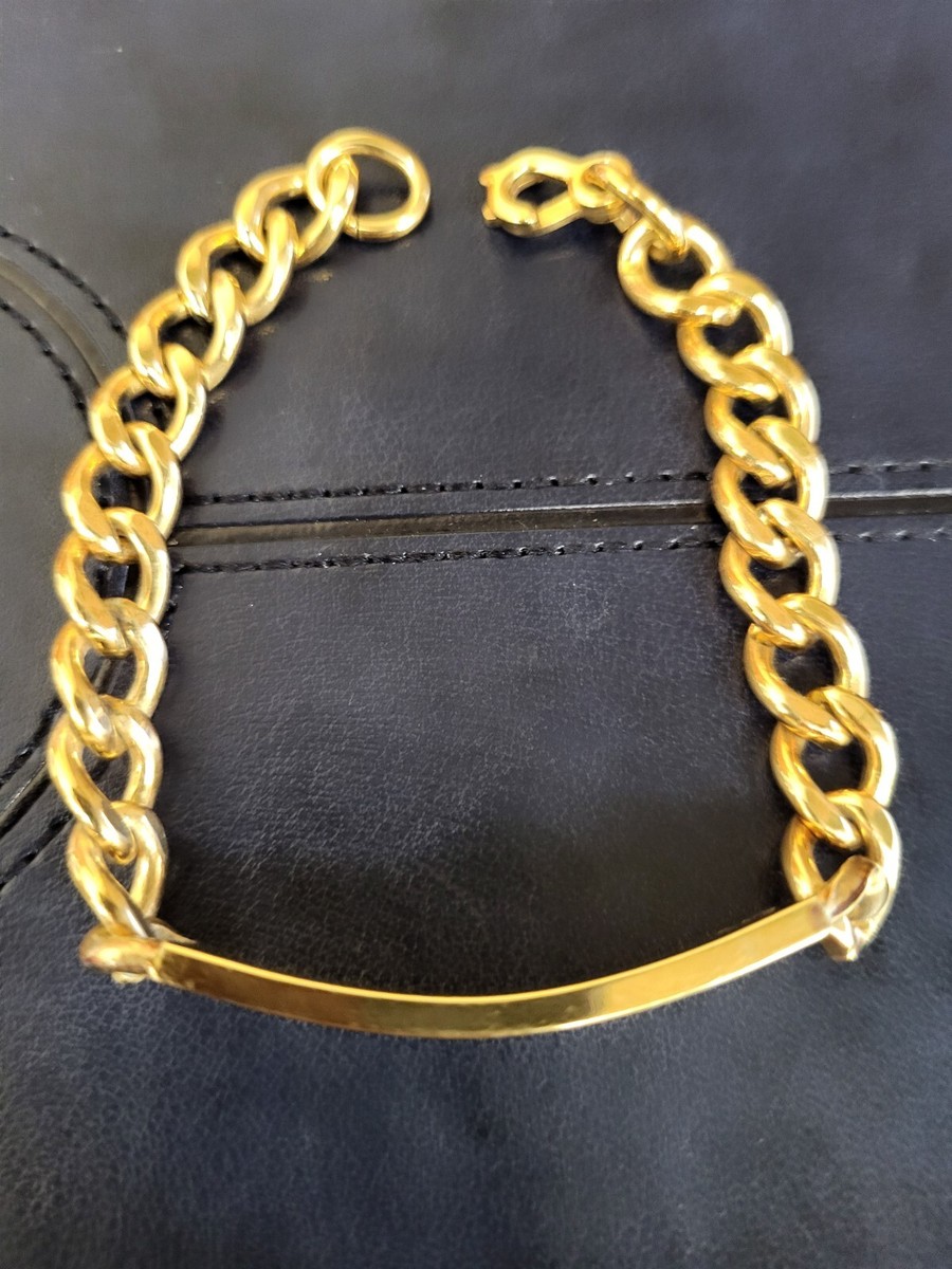 Forstner 12K G F ID Bracelet. Blank. No Name. No engraving