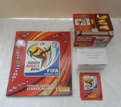 Panini FIFA World Cup South Africa 2010 Complete Set of Stickers + Album + Box+