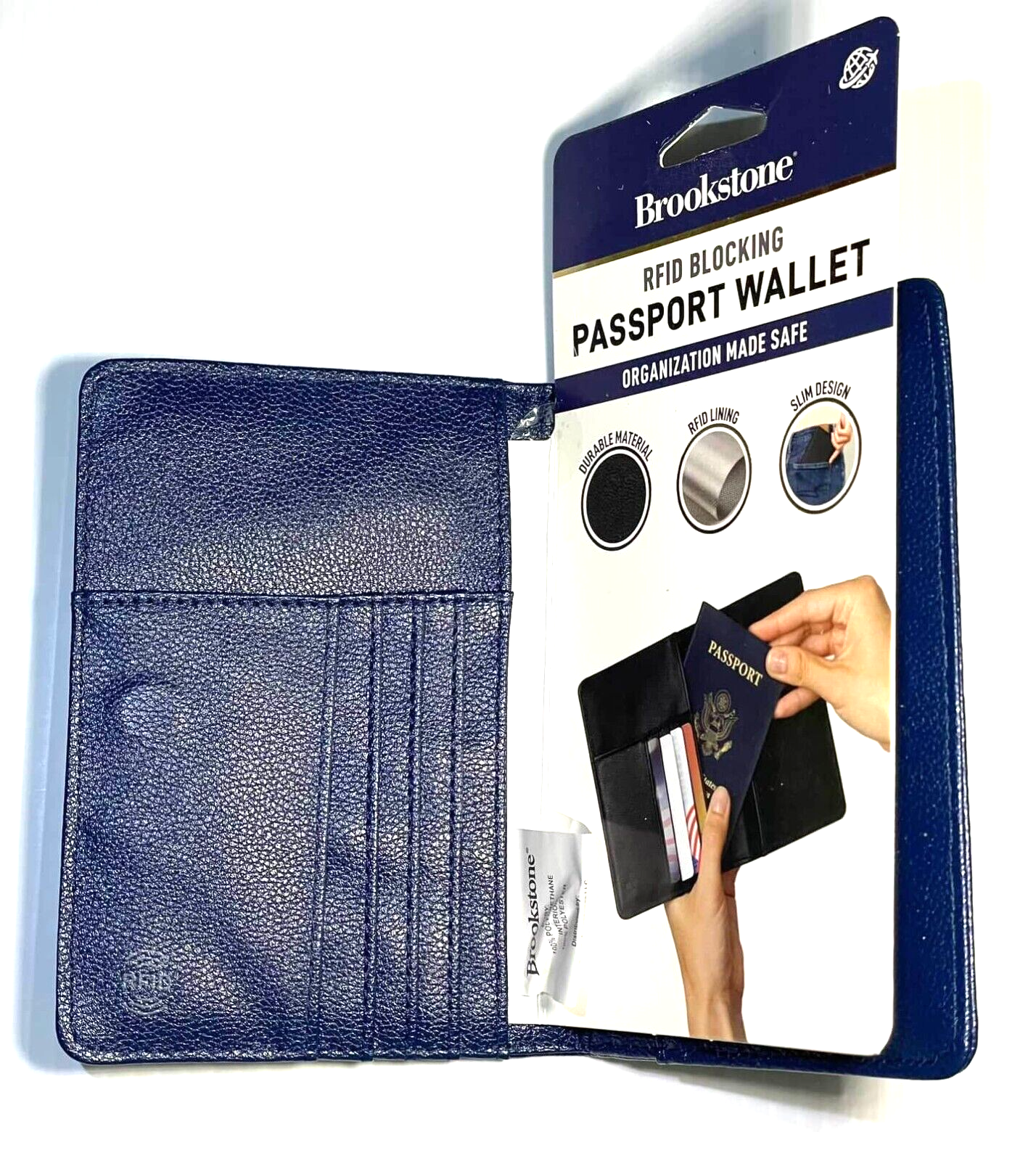 RFID Blocking Passport Holder Travel Wallet Anti-Theft Card Case-image