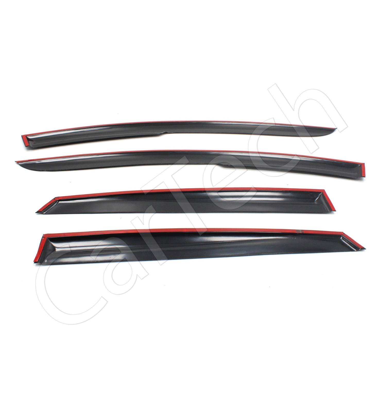 4 PCS WIND RAIN SUN GUARD DEFLECTORS SET FOR FORD FOCUS MK3 SALOON 2011