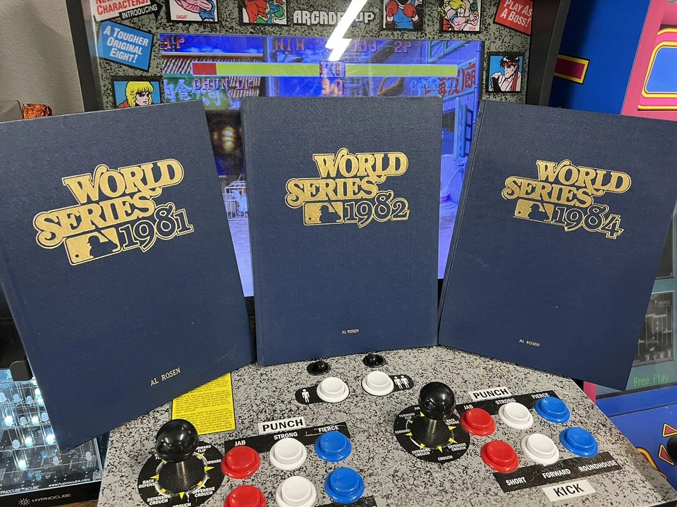 3 Programas Serie Mundial Tapa Dura Colección Personal Firmada Autografiada Al Rosen Foto 2 de 4