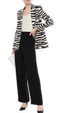 Alexander McQueen Women's Elegant Straight Leg Pleated Dress Pants NWT