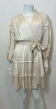 Ulla Johnson Amal Mini Dress in Ivory Size 4