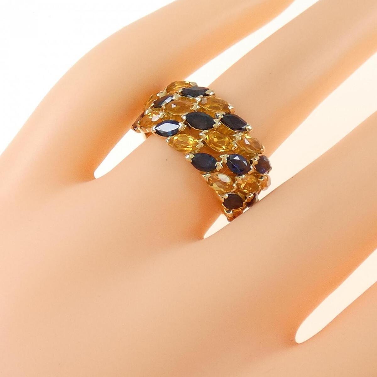 Authentic K18YG Sapphire Ring #260-006-255-3421 | eBay Authentic K18YG Sapphire Ring #260-006-255-3421 | eBay