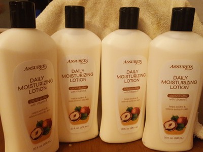 assured daily moisturizing lotion cocoa butter