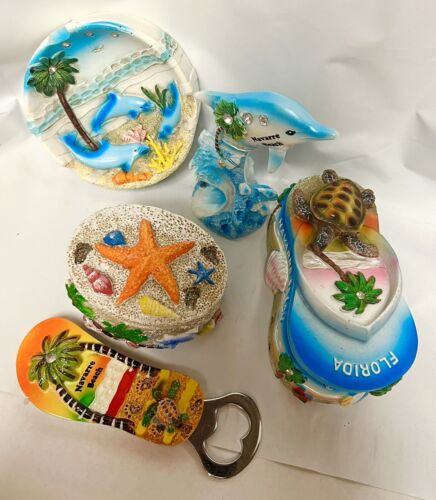 5 Navarra Beach Florida Nic Nac Souvenirs Schmuck Halter Flaschenöffner - Bild 3 von 23