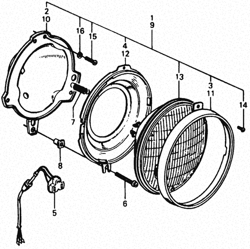 Conjunto de faros/faros 1972-1979 Honda Civic CVCC ¡Envío gratuito!!! - Imagen 9 de 9