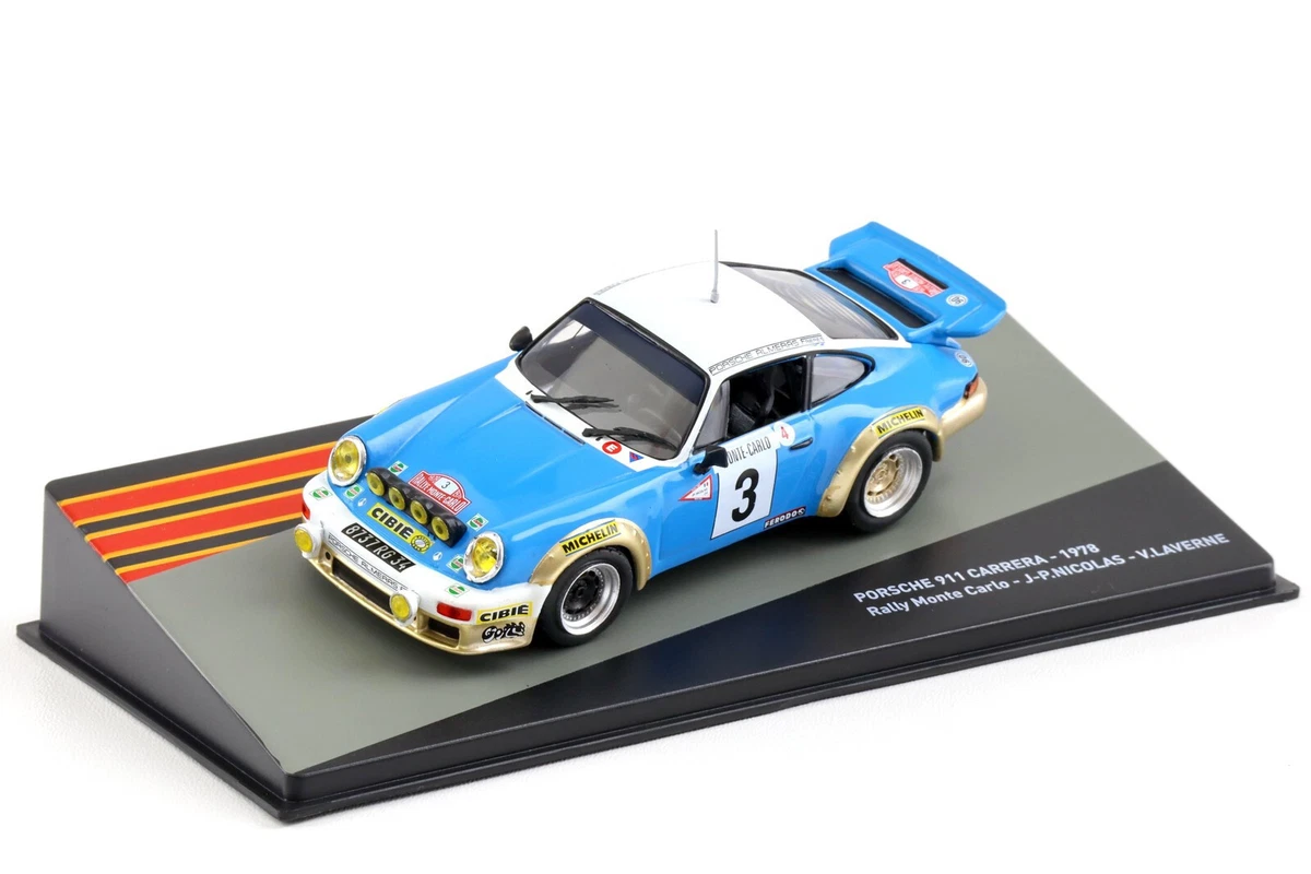 Solido 1/18 Porsche 911 RSR Kremer Rallye 1973 Grise - Voiture De Collection