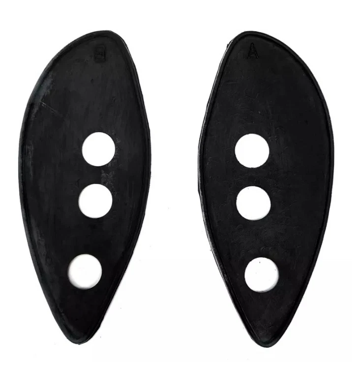 For 1937-1938 Dodge Chrysler Rear Right & Left Tail Lamp Light Rubber Pads Pair - Imagem 2 de 4