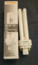 5 Sylvania 20667 CF13DD/E/841/ECO 13-Watt 4100K 4-Pin CFL. *Free Shipping 