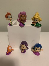 Bubble Guppies 6 Figure Set PVC TOY Cake Toppers