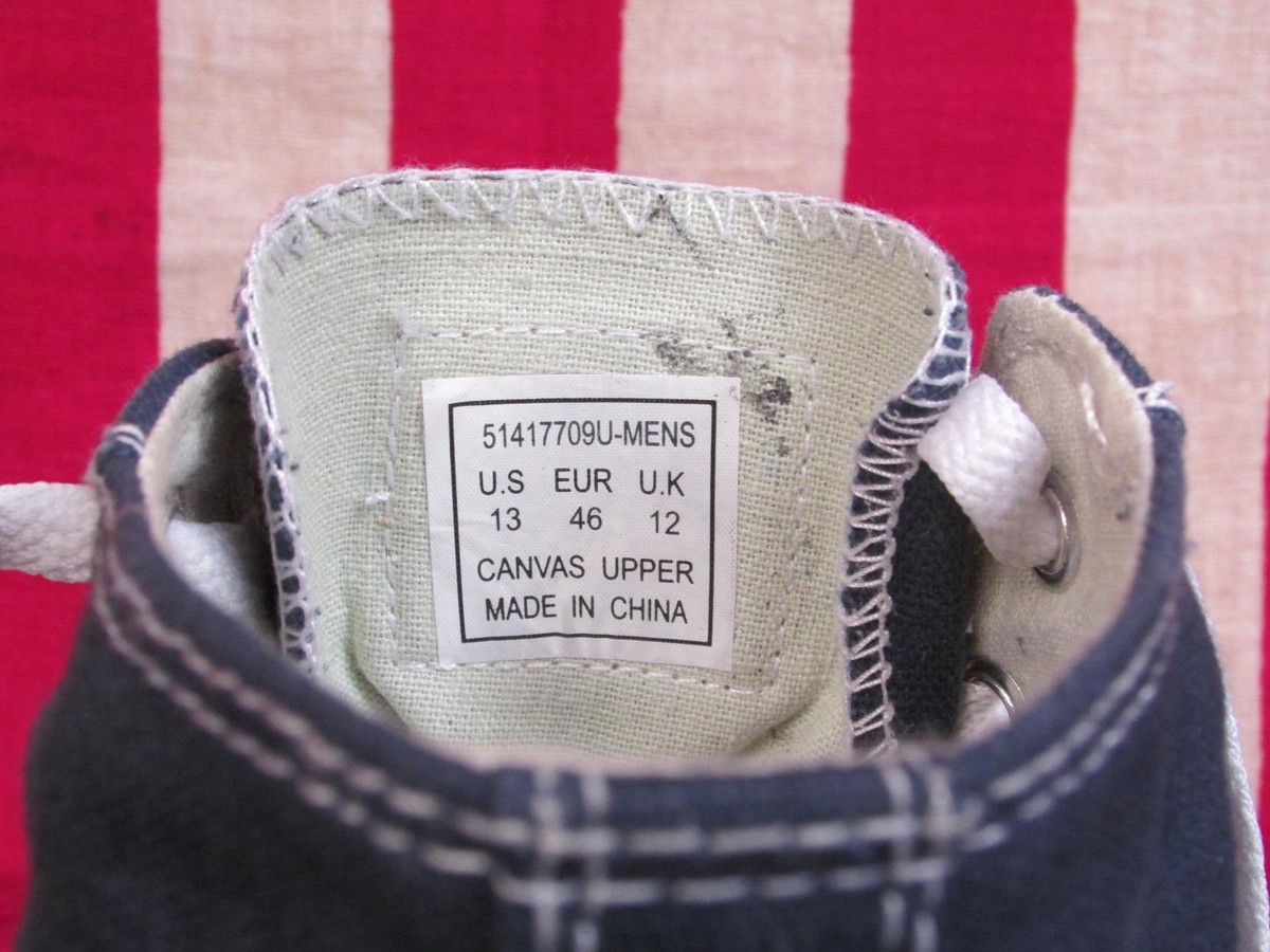 Vintage Levi Strauss & Co.Canvas High-Top Sneakers Pocket