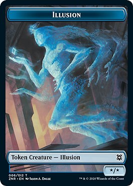 Illusion // Insect Double-sided Token Zendikar Rising Foil