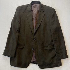 Laure Ralph Lauren 42R Brown Sueded Mens Blazer Suit Jacket Sport Coat