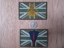 Royal Marines Cap Badge / Commando Trained  U/Jack morale patches, vlcro backed.