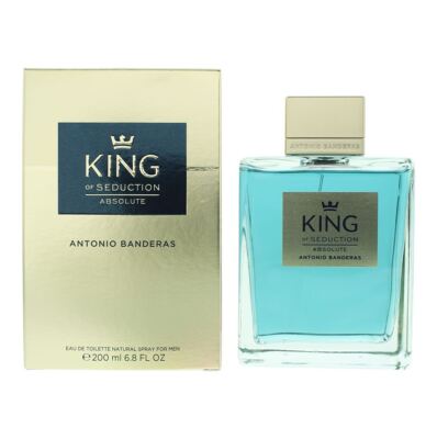 Antonio Banderas King Of Seduction Absolute EDT 200ml Spray Herren - NEU. Für Ihn