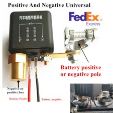 Universal 12V Wireless Remote Control Car Battery Disconnect Switches System Kit