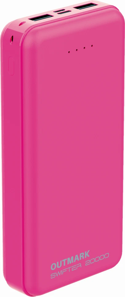 20000 mAh FastCharge Powerbank in 3 Farben mit 2x USB A Anschluss für 2 Geräte - Bild 2 von 3