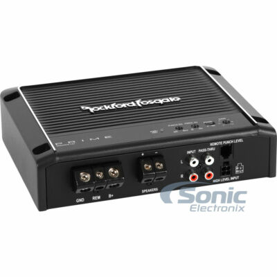 Rockford Fosgate R500X1D Monoblock Amplifier w/ 4 AWG Amp Kit
