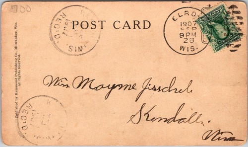 Postcard Australian Ballot Postcard Checkboxes Posted 1907 - Picture 2 of 2