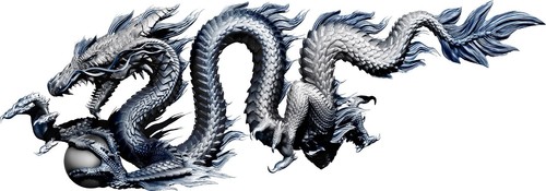 Dragon motorcycle go kart race car semi trailer golf cart vinyl graphic decal - Picture 4 of 4