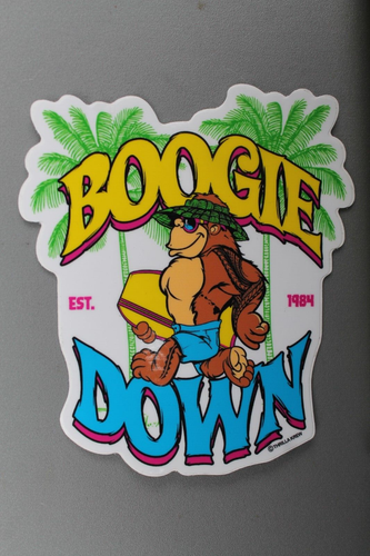 Thrilla Krew T&C Gorilla Surf Bodyboarding Boogie Down Original Surfing STICKER - Picture 7 of 9