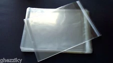 100- 10"x13" CRYSTAL CLEAR SELF SEALING RECLOSABLE CELLO BAGS