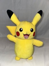 RARE Talking Pikachu Plush 14"   Works Movie Style Pok mon Toy No Longer Sold