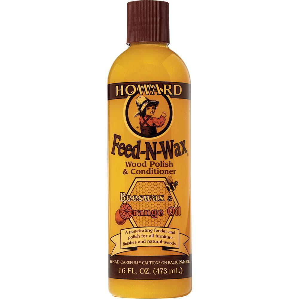 Howard Feed-N-Wax Wood Polish and Conditioner 16-Ounce