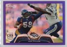 2013 Topps Chrome Retail Purple Refractor 62/499 Von Miller #69 1is4