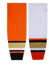 MonkeySports (Anaheim Ducks) Mesh Hockey Socks- All Sizes Available