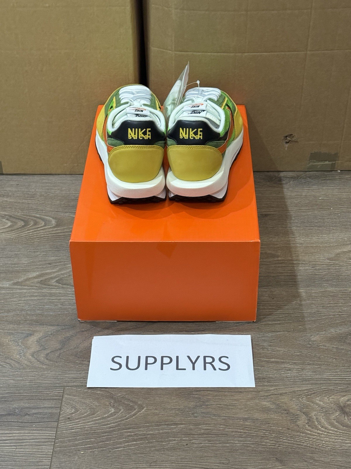 SACAI X NIKE Nike LD Waffle x Sacai 'Green Gusto' UK 9 NUOVISSIME BV0073 300