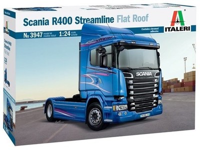 ITALERI - Camion solo 4x2 SCANIA R400 Streamline en kit à peindre et à assemb...