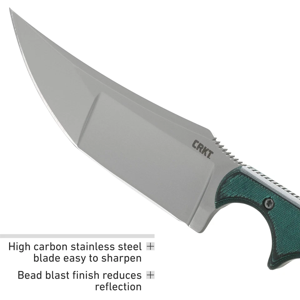 Кухонный нож Katana с фиксированным лезвием из высокоуглеродистой нержавеющей стали с ножнами - Изображение 4 из 4