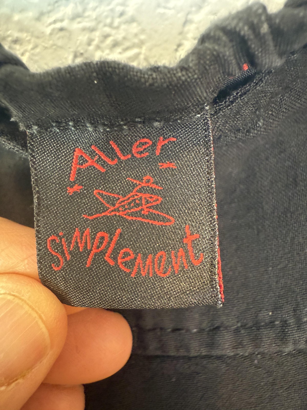 Aller Simplement Pants Womens Small Medium Black … - image 4