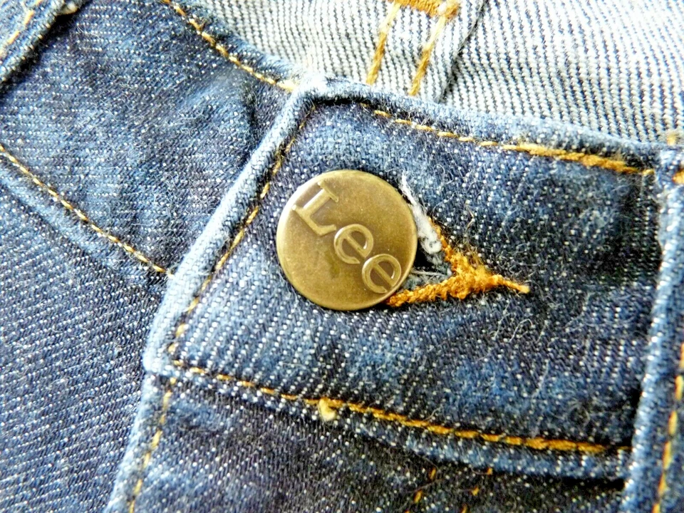 LEE Damen Jeans hose skinny W 26 L 33 vintage look dunkelblau gerades bein - Bild 3 von 4