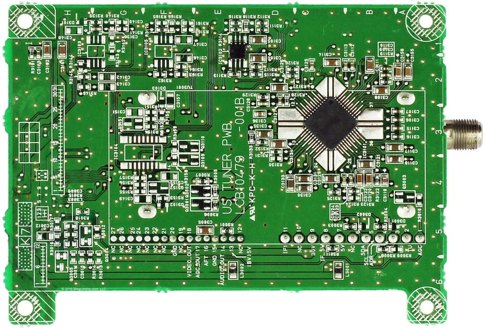 JVC SFL0F801A-M2 (SFL0F801A, LCA10479, LCB10479) 调谐器板 — 第 2/2 张图片