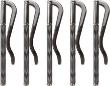 5Pcs Black 3.15 Inch Spring Metal Money Clip Insert Bar Replacement for Bifold W