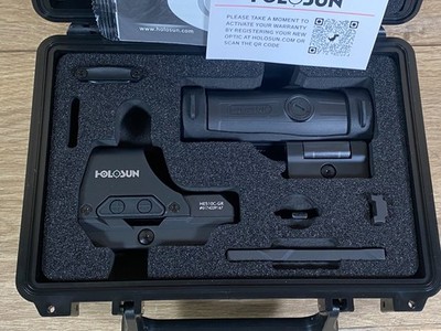 HOLOSUN HE510C-GR/HM3X GREEN DOT MAGNIFIER COMBO W/CASE & FREE