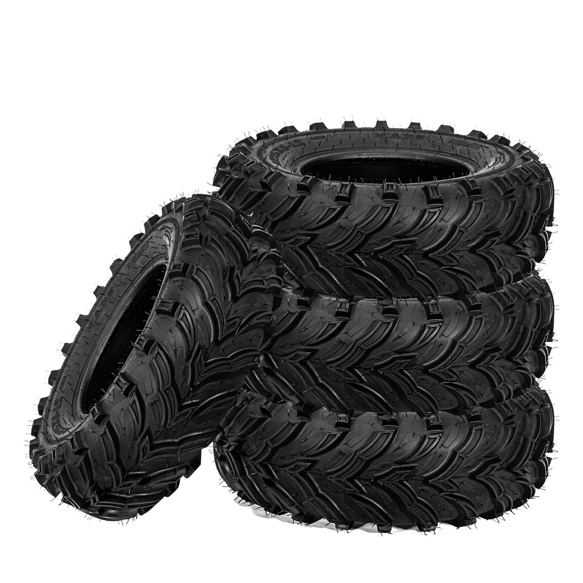 Set 4 FORERUNNER 25x10-12 25x8-12 ATV UTV Tires 25x10x12 25x8x12