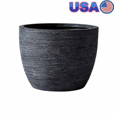 Textured Matte Ceramic Pot Indoor Plant Decor Flower Display Home Accessory New