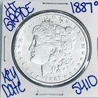 1887 O MORGAN SILVER DOLLAR AUTHENTIC HI GRADE U.S. MINT COIN RARE KEY DATE 5410